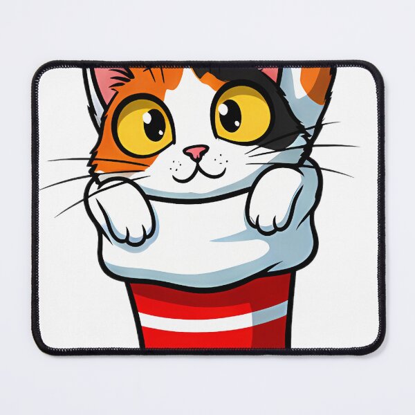 Item preview, Calico Cat in Christmas Stocking – Cute Holiday Pet Art designed and sold by meesub.