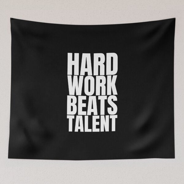 Item preview, Hard work beats talent designed and sold by Dondonmart.