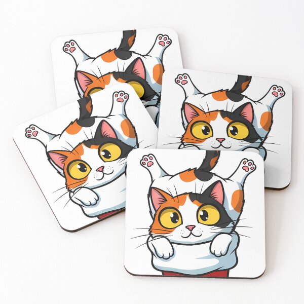 Item preview, Calico Cat in Christmas Stocking – Cute Holiday Pet Art designed and sold by meesub.