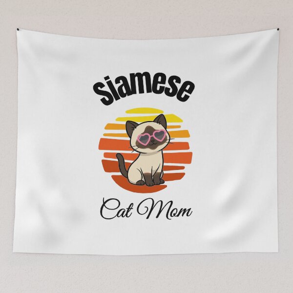 Item preview, Siamese cat mom designed and sold by Fateh-Kro ⭐⭐⭐⭐⭐.