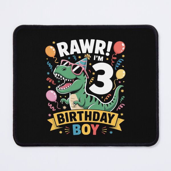 Item preview, 3 Year Old Boy 3rd Birthday Boy T Rex Dinosaur  designed and sold by MathisBellanger.