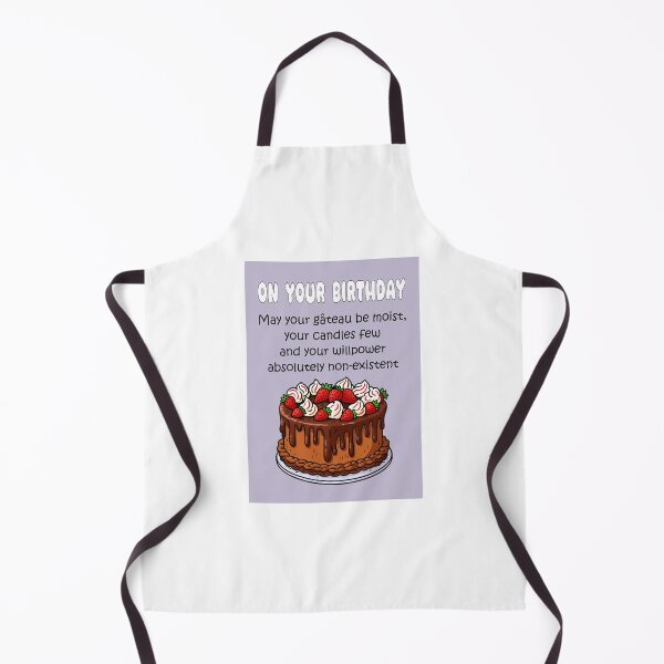 Item preview, May your gateau be moist on your birthday! designed and sold by Happyoninside.