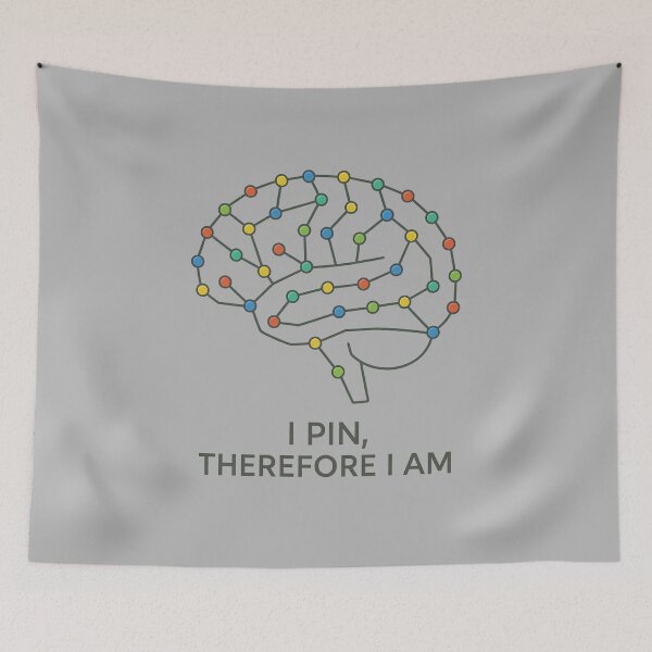 Item preview, I pin therefore I am  designed and sold by Iail Ioa.