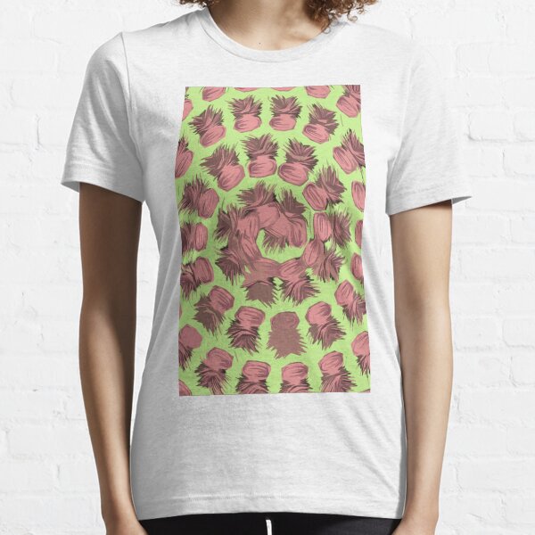 SPIRALIZED PINEAPPLE POP ART| LIGHT GREEN | PASSIONATE BLUSH PINK Essential T-Shirt