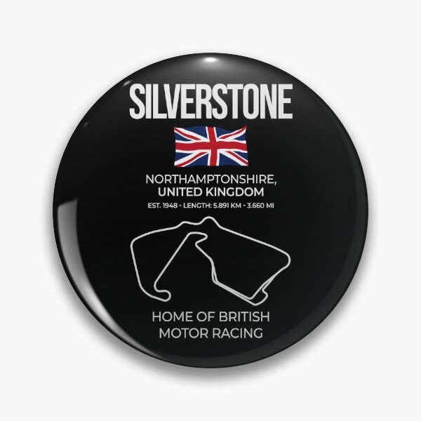 Item preview, Silverstone Circuit Track Map – Minimalist Street Circuit Outline  designed and sold by 365CarMods Official.
