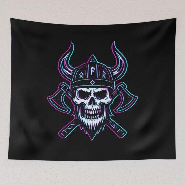 Item preview, Cyber Viking Neon designed and sold by R3XFORGE.