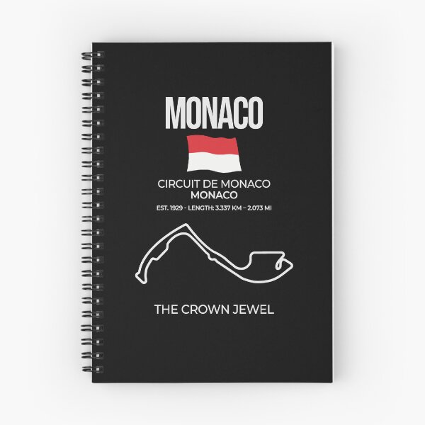 Item preview, Monaco Circuit Track Map – Minimalist Street Circuit Outline  designed and sold by 365CarMods Official.