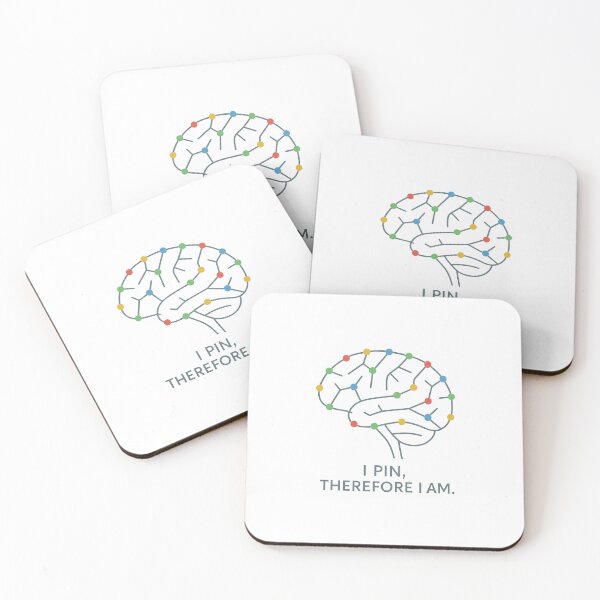 Item preview, I pin therefore I am. designed and sold by Iail Ioa.