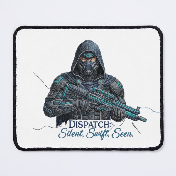 Item preview, Dispatch Game Character – Embroidered Tactical Stealth Art, Silent, Swift, Seen: Dispatch Game Opera designed and sold by Gurjeetpixelart.