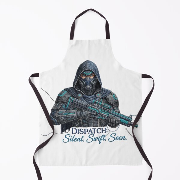 Item preview, Dispatch Game Character – Embroidered Tactical Stealth Art, Silent, Swift, Seen: Dispatch Game Opera designed and sold by Gurjeetpixelart.