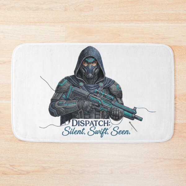 Item preview, Dispatch Game Character – Embroidered Tactical Stealth Art, Silent, Swift, Seen: Dispatch Game Opera designed and sold by Gurjeetpixelart.