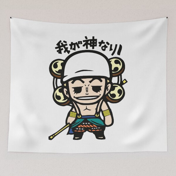 Item preview, god enel quotes funny sticker one piece designed and sold by Weelbein9.