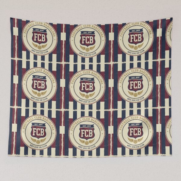 Item preview, FCB Vintage - Football Fan Design designed and sold by SPORT NATION ART.