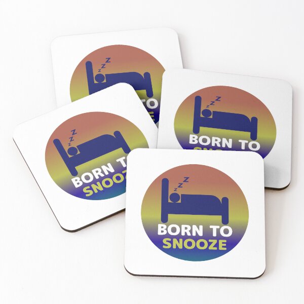 Item preview, Born to Snooze - Funny Sleep Lover Phrase designed and sold by Shape Snip Studio.