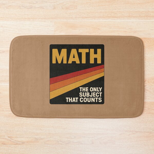 Item preview, MATH the only subject that counts designed and sold by FrictionMaxxing.