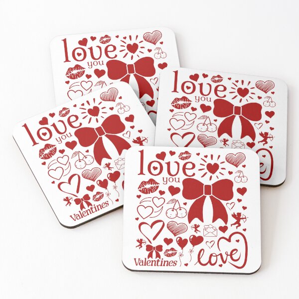 Item preview, Cute Valentine symbols designed and sold by GraphicTeeHubs.