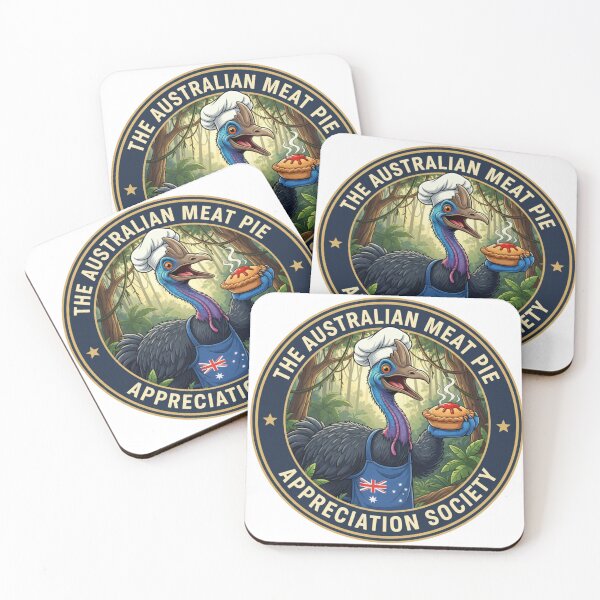 Item preview, The Meat Pie Cassowary designed and sold by The Australian Meat Pie Appreciation Society.