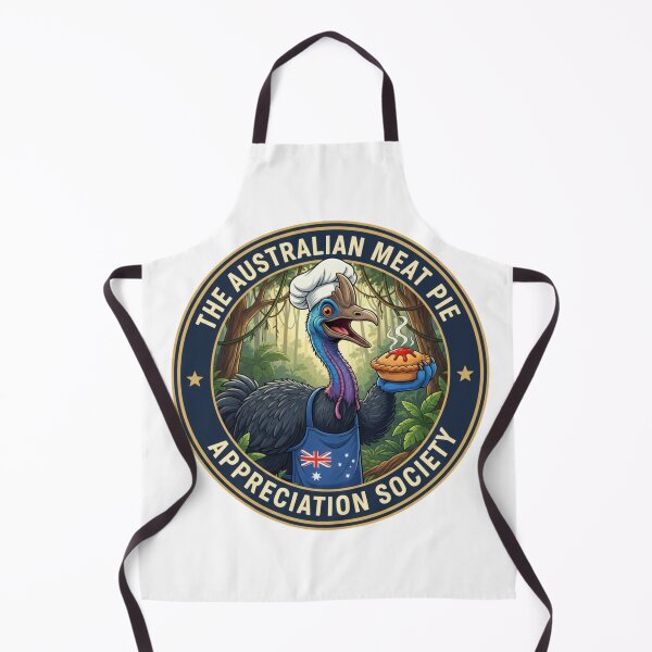 Item preview, The Meat Pie Cassowary designed and sold by The Australian Meat Pie Appreciation Society.