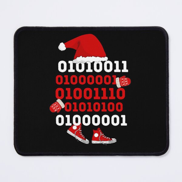 Item preview, Santa Binary Code Christmas Design designed and sold by Meandmyshop.