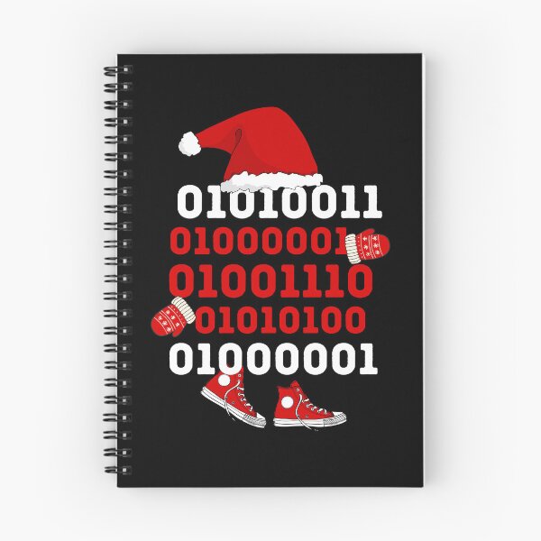 Item preview, Santa Binary Code Christmas Design designed and sold by Meandmyshop.