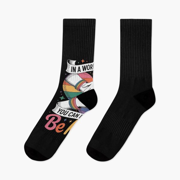Item preview, In A World Where You Can Be Anything Be Kind Gay Pride LGBT  designed and sold by MicanCuteStore.
