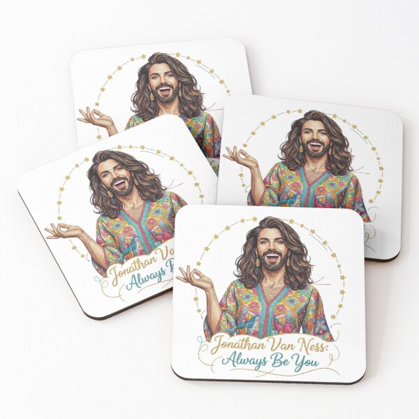 Item preview, Jonathan Van Ness "Always Be You" – Embroidered print JVN Fan Art designed and sold by Gurjeetpixelart.