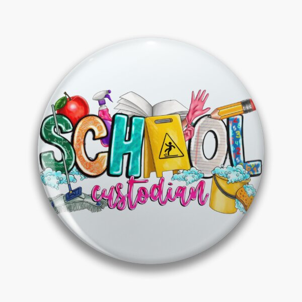 Item preview, School Custodian Apparel & Home Decor – Gifts for Janitors & Essential Workers designed and sold by Compass and a Camera.