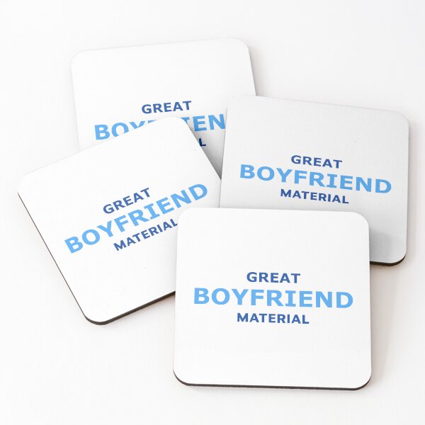 Item preview, Great Boyfriend Material – Funny Gift for Him designed and sold by RedCircleArt.