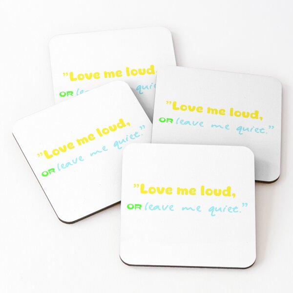 Item preview, Love me loud,   or leave me quiet designed and sold by Sharaku65.