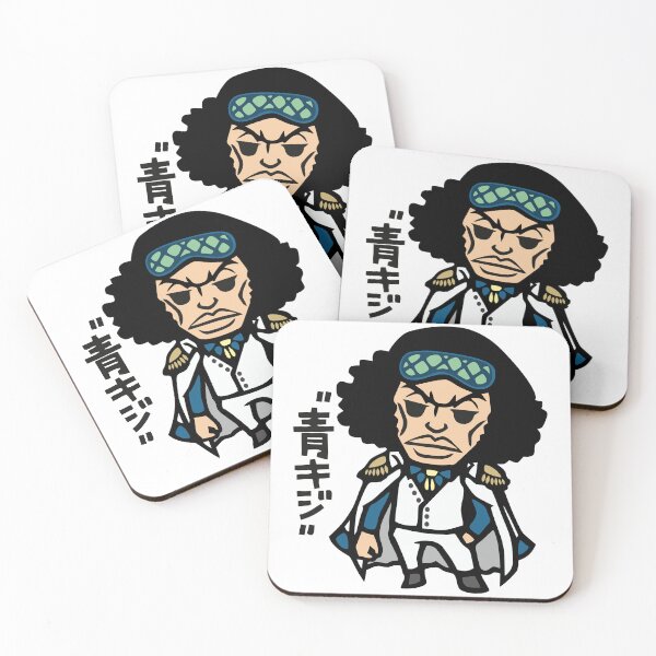 Item preview, admiral aokiji kujan kawaii sticker quotes onepiece designed and sold by Weelbein9.