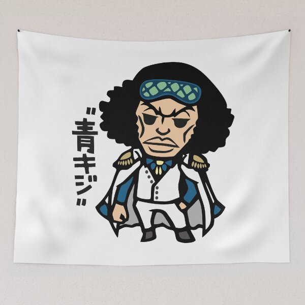 Item preview, admiral aokiji kujan kawaii sticker quotes onepiece designed and sold by Weelbein9.