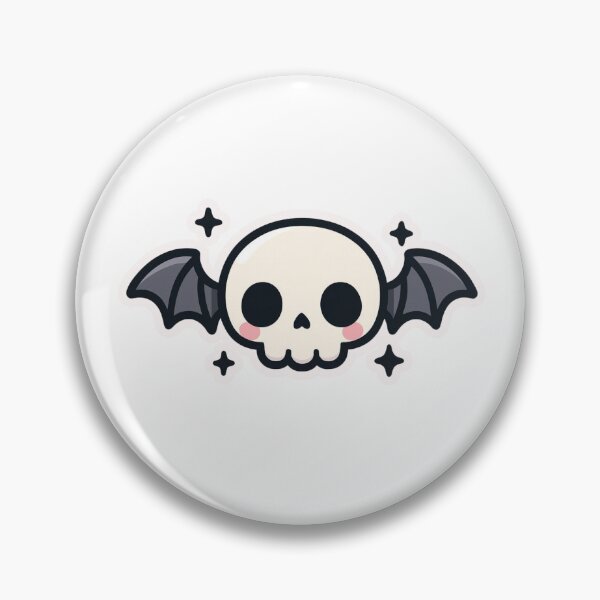Item preview, Cute Skull with Purple Bat Wings designed and sold by 1Shot Gifts.