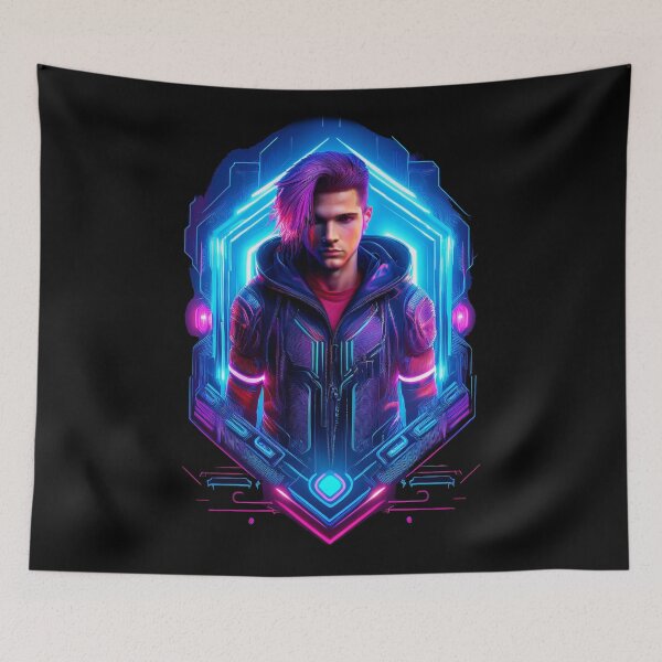 Item preview, Cybernetic Soul Runner - Cyberpunk Designs designed and sold by RockitBaby.