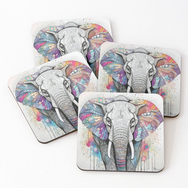 Item preview, Pachyderm Doodle designed and sold by WrightDesignsUS.