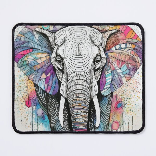 Item preview, Pachyderm Doodle designed and sold by WrightDesignsUS.