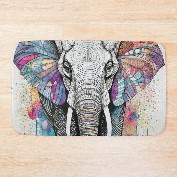 Item preview, Pachyderm Doodle designed and sold by WrightDesignsUS.