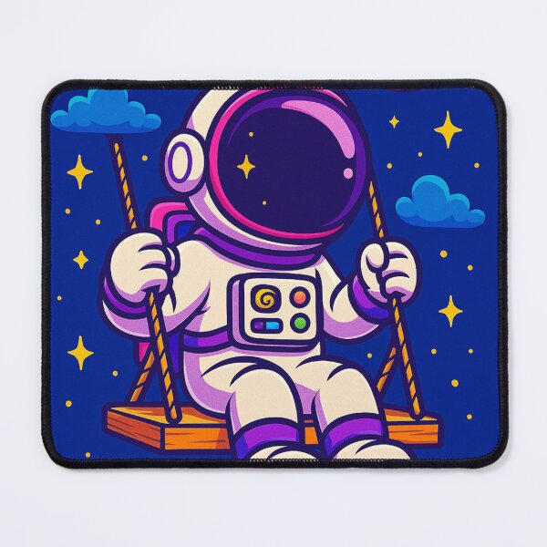 Item preview, Astronaut Swinging in Space Under Stars designed and sold by MIArt Studio.