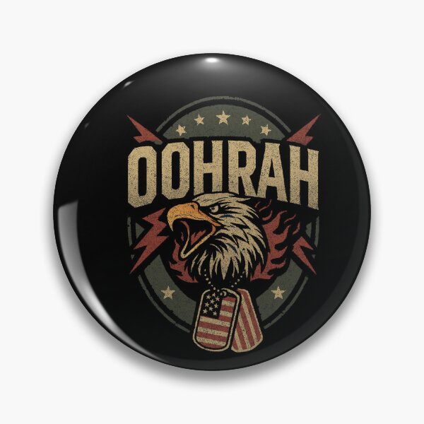 Item preview, Oohrah Eagle and Flag designed and sold by Callsign 84.