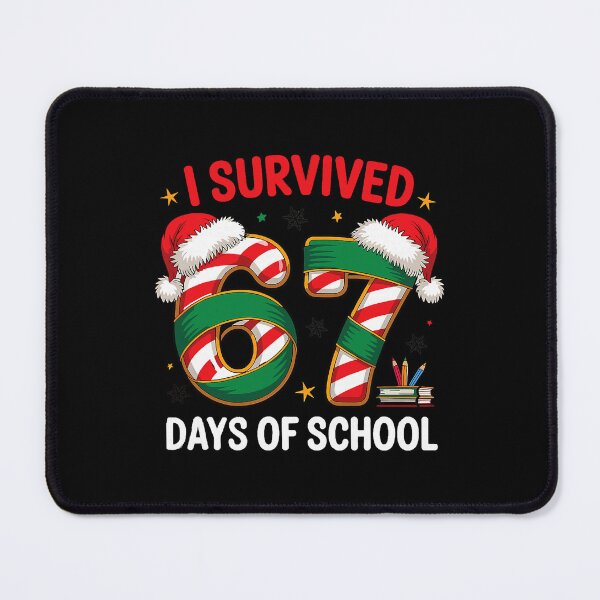 Item preview, I Survived Sixty Seven Days School Candy Cane Fun designed and sold by nojany.