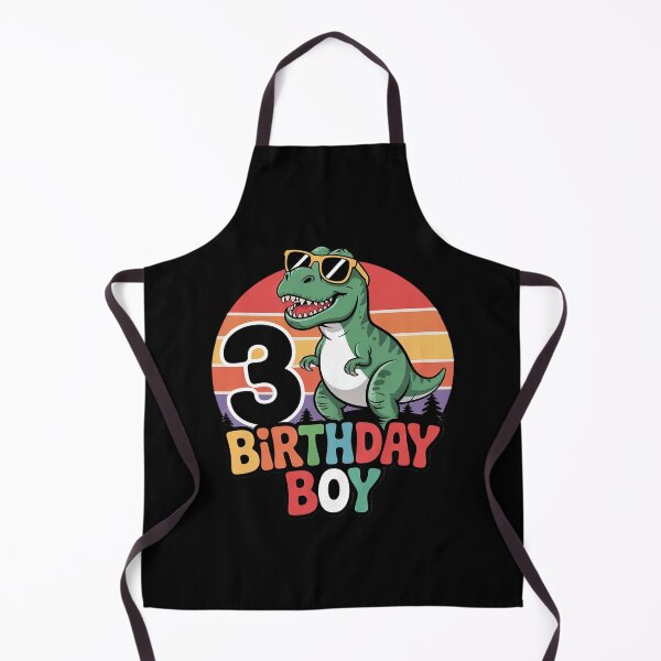 Item preview, Kids 3 Birthday Boy Dino Trex 3rd Bday Three Year Boys Kids designed and sold by BeetleMalon.