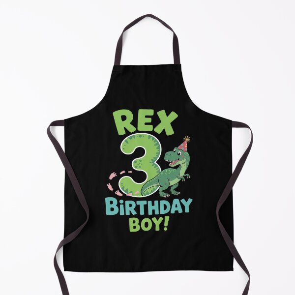 Item preview, Kids 3 Rex Birthday Boy Dino 3rd Year Old Bday Party Boys Kids designed and sold by lilLilaBatArt.