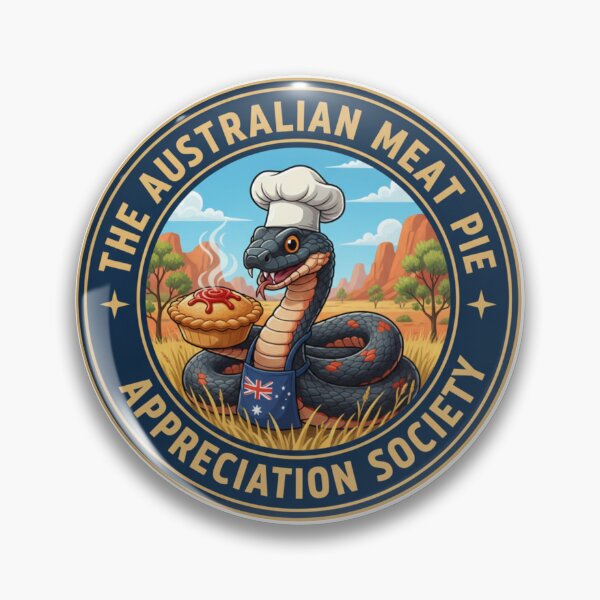 Item preview, The Meat Pie Red-bellied Black Snake designed and sold by The Australian Meat Pie Appreciation Society.
