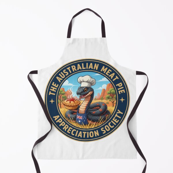 Item preview, The Meat Pie Red-bellied Black Snake designed and sold by The Australian Meat Pie Appreciation Society.