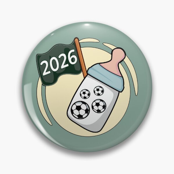 Item preview, Baby 2026 FOOTBALL designed and sold by minimalartstory.
