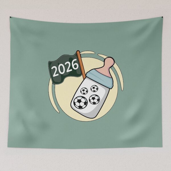 Item preview, Baby 2026 FOOTBALL designed and sold by minimalartstory.