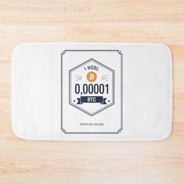 Item preview, I HODL BTC Certified Holder - Bitcoin Badge designed and sold by cabana.space.