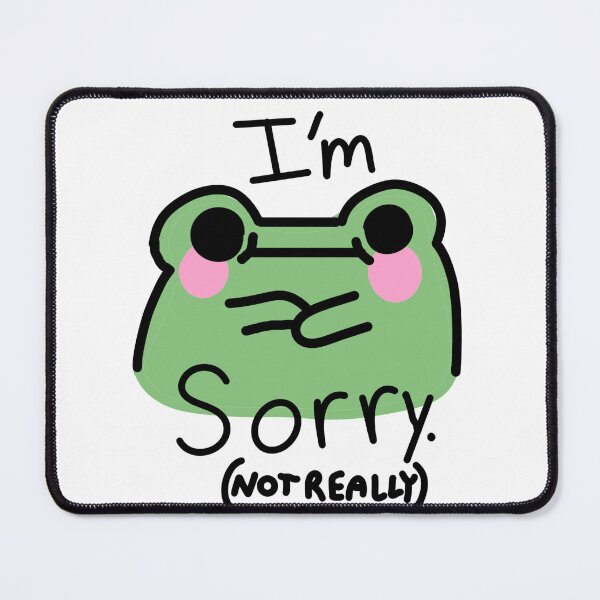 Item preview, Sorry Frog designed and sold by Thecutestfrog.