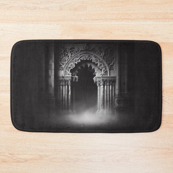 Item preview, Gothic Portal in Black & White – Dark Fine Art Architecture designed and sold by Roberta Calabrese.
