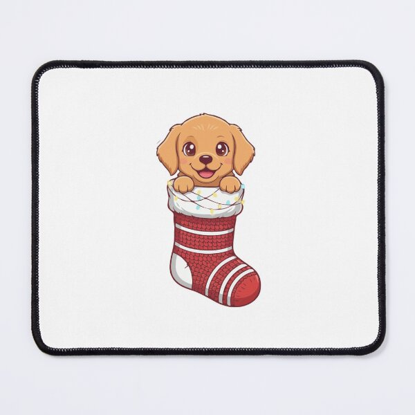 Item preview, Golden Retriever Puppy in Crochet Christmas Stocking - Dog Lovers designed and sold by The Real Life Symphony.
