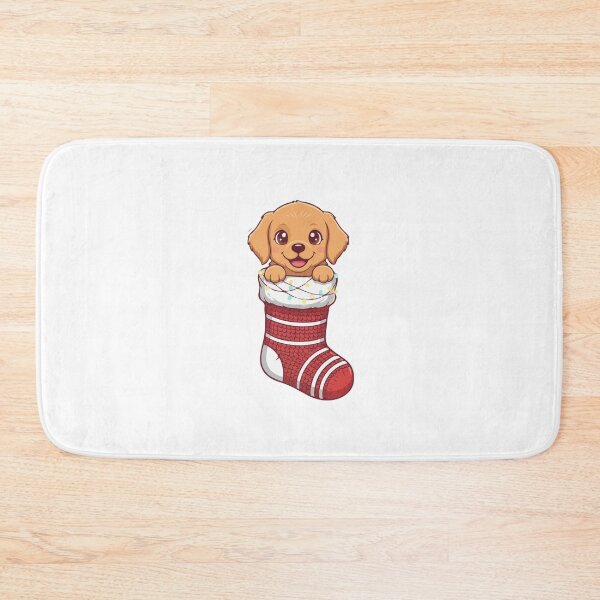 Item preview, Golden Retriever Puppy in Crochet Christmas Stocking - Dog Lovers designed and sold by The Real Life Symphony.